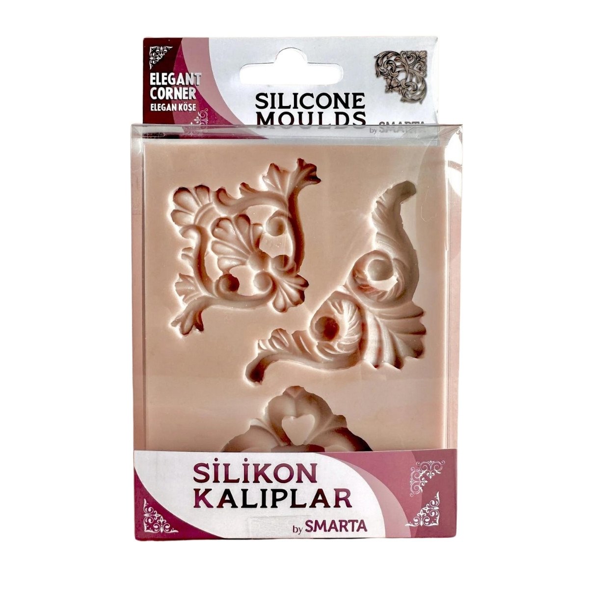 Smarta Silikon Kalıplar Elegan Köşe 100x130x15mm