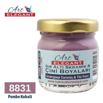 Art Elegant Seramik ve Çini Boya 40gr 8831 Pembe Kobalt