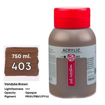 Art Creation Akrilik Boya 750ml 403 Vandyke Brown