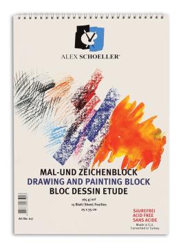 Alex Scholler Resim Ve Çizim Defteri (25x35) 165gr 15 Sayfa