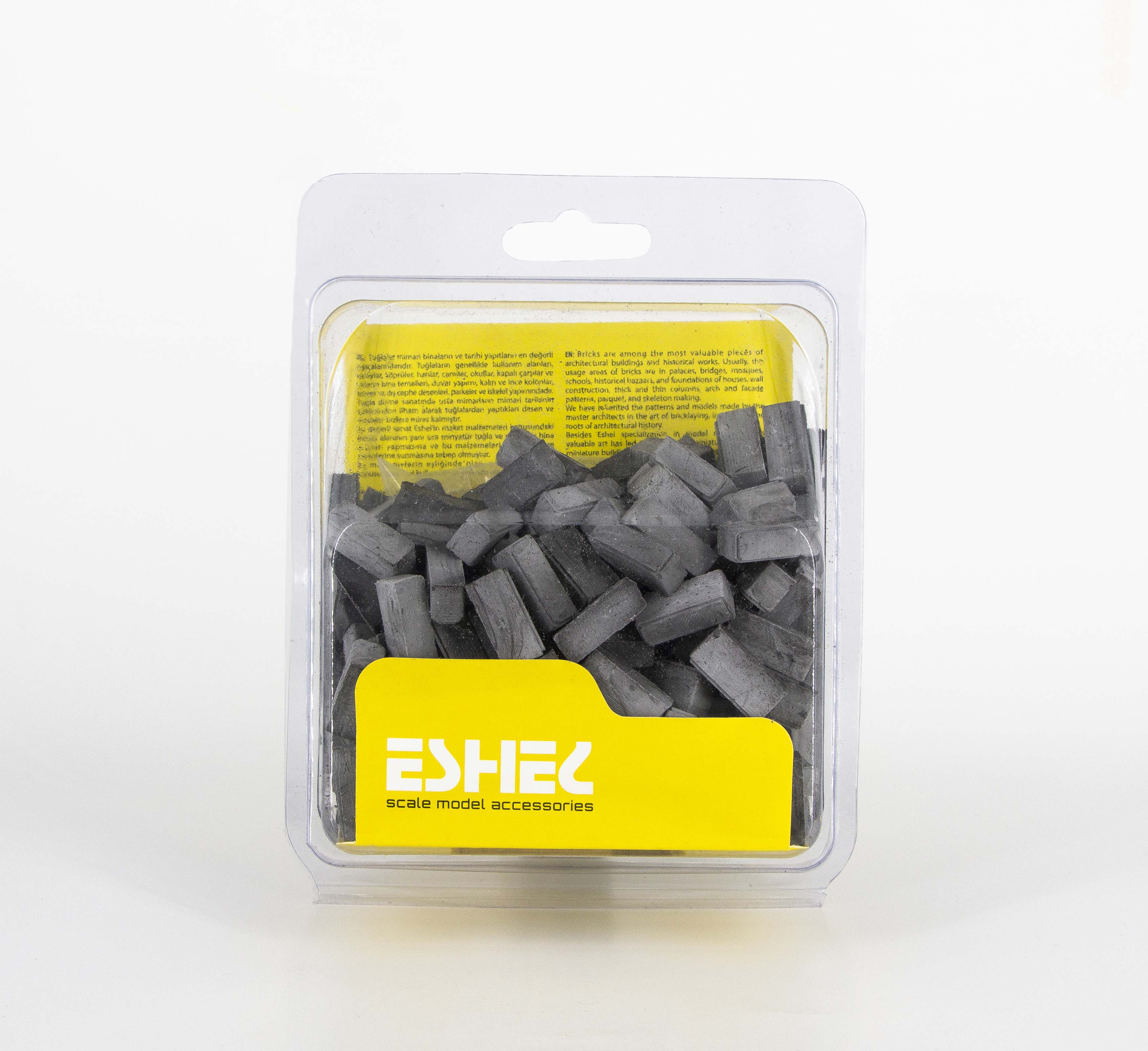 Eshel Maket Pres Tuğla Gri 1/12 2x1x0.7cm