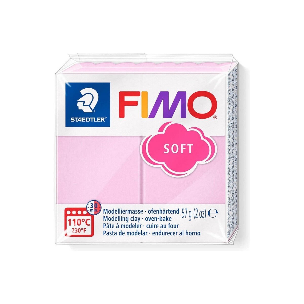 Fimo Soft Polimer Kil 57gr 205 Açık Pembe