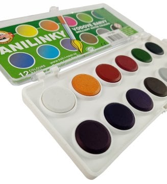 Koh-i Noor Anilinky Brilliant Sulu Boya 12 Renk Set