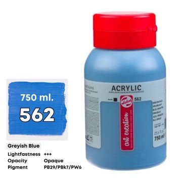 Art Creation Akrilik Boya 750ml 562 Greyish Blue