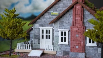 Eshel Maket Pres Tuğla Kırmızı 1/24 1.4x0.6x0.7cm