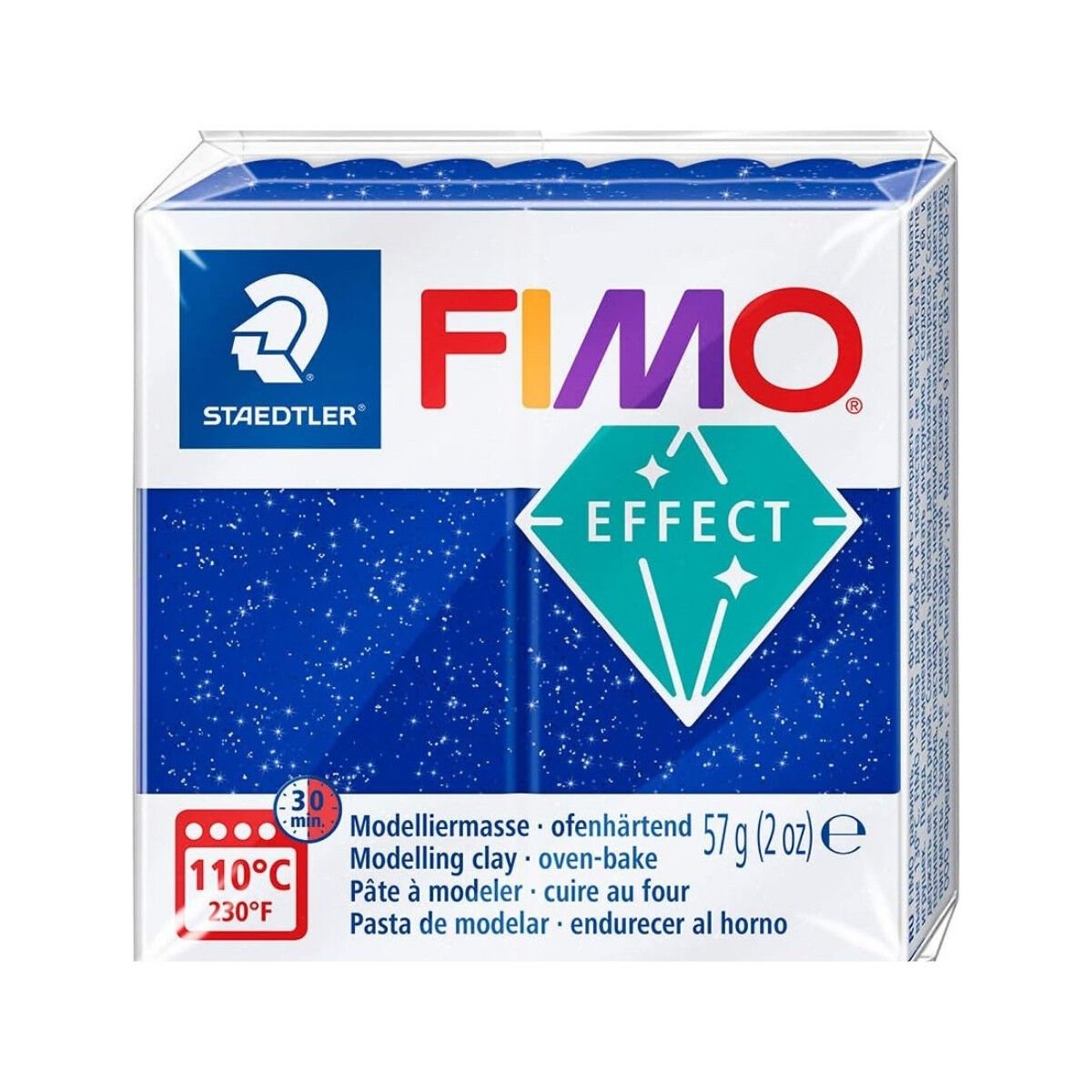 Fimo Effect Glitter Polimer Kil 57gr 302 Yaldızlı Mavi