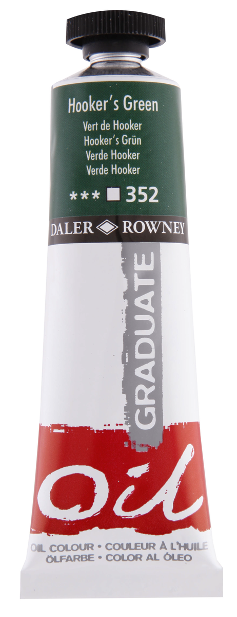 Daler Rowney Graduate Yağlı Boya 38ml 352 Hookers Green
