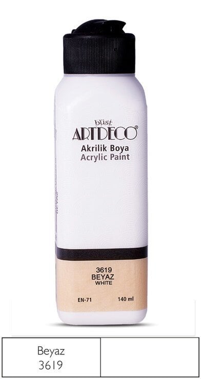 Artdeco Akrilik Boya 140ml 3619 Beyaz