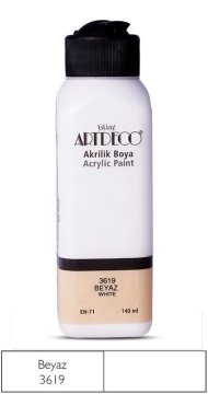 Artdeco Akrilik Boya 140ml 3619 Beyaz