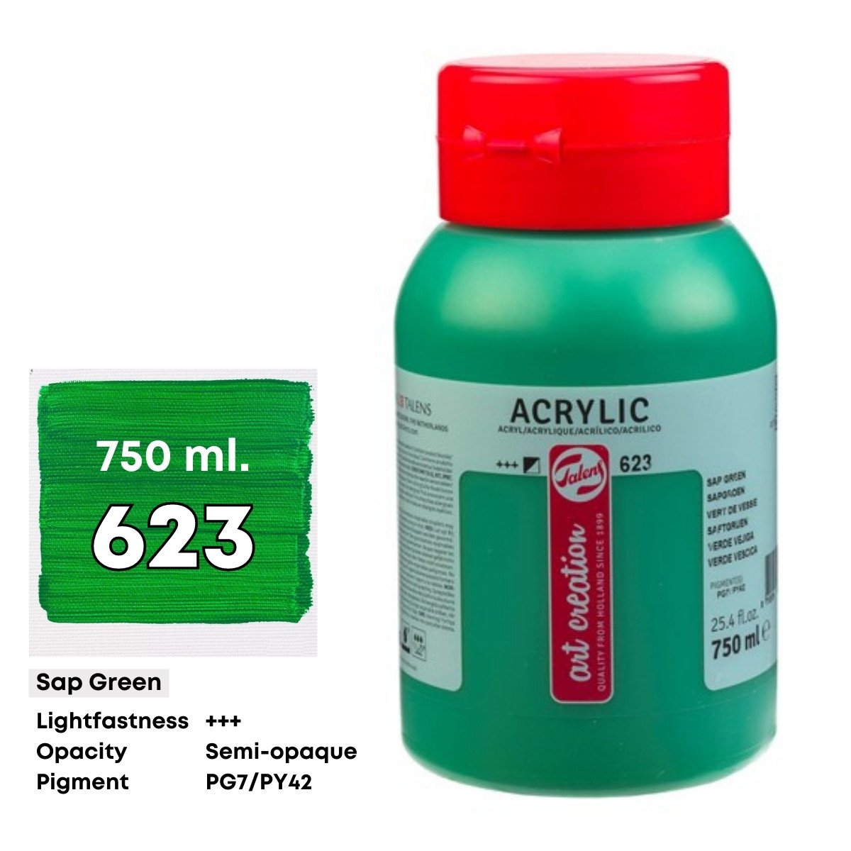 Art Creation Akrilik Boya 750ml 623 Sap Green