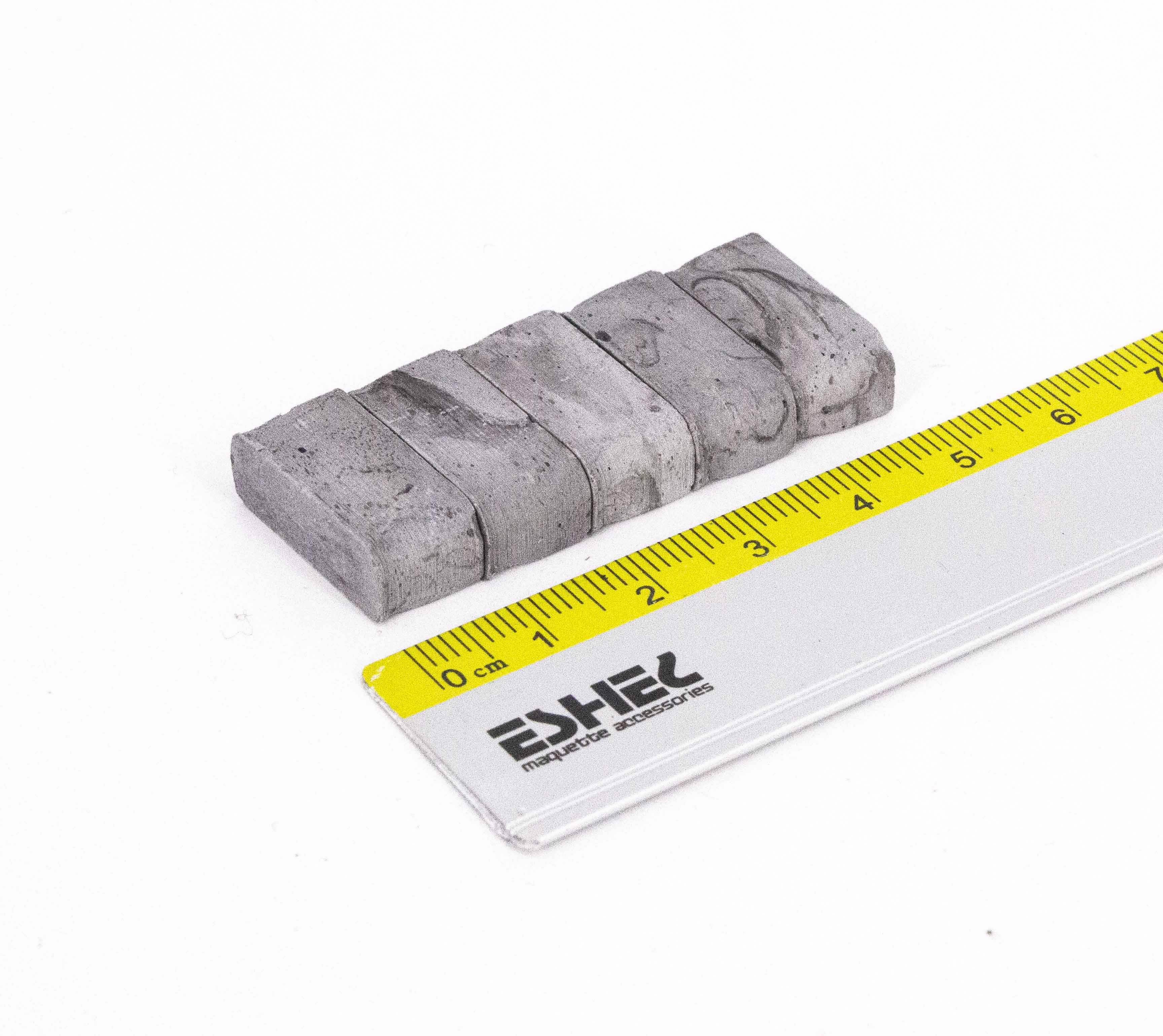 Eshel Maket Basamak Tuğlası Gri 1/24 1.2x0.6x0.4cm