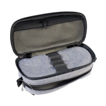 BBack Çift Bölmeli Fonksiyonel Kalem Çantası 22x10,5x6cm - Gri