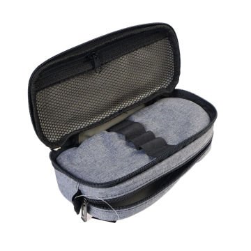 BBack Çift Bölmeli Fonksiyonel Kalem Çantası 22x10,5x6cm - Gri