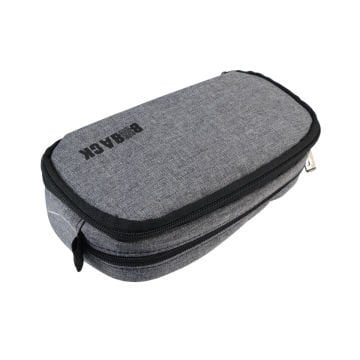 BBack Çift Bölmeli Fonksiyonel Kalem Çantası 22x10,5x6cm - Gri