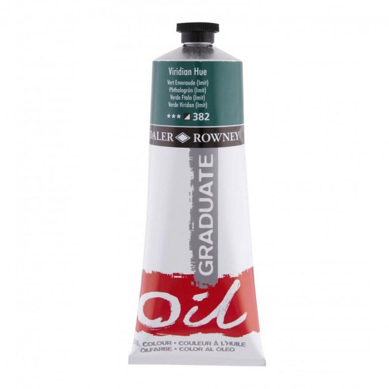 Daler Rowney Graduate Yağlı Boya 38ml 382 Viridian Hue