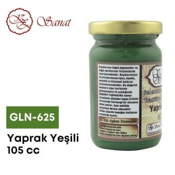 Koza Sanat Geleneksel Ebru Boyası 105cc GLN-625 Pigment Yaprak Yeşili