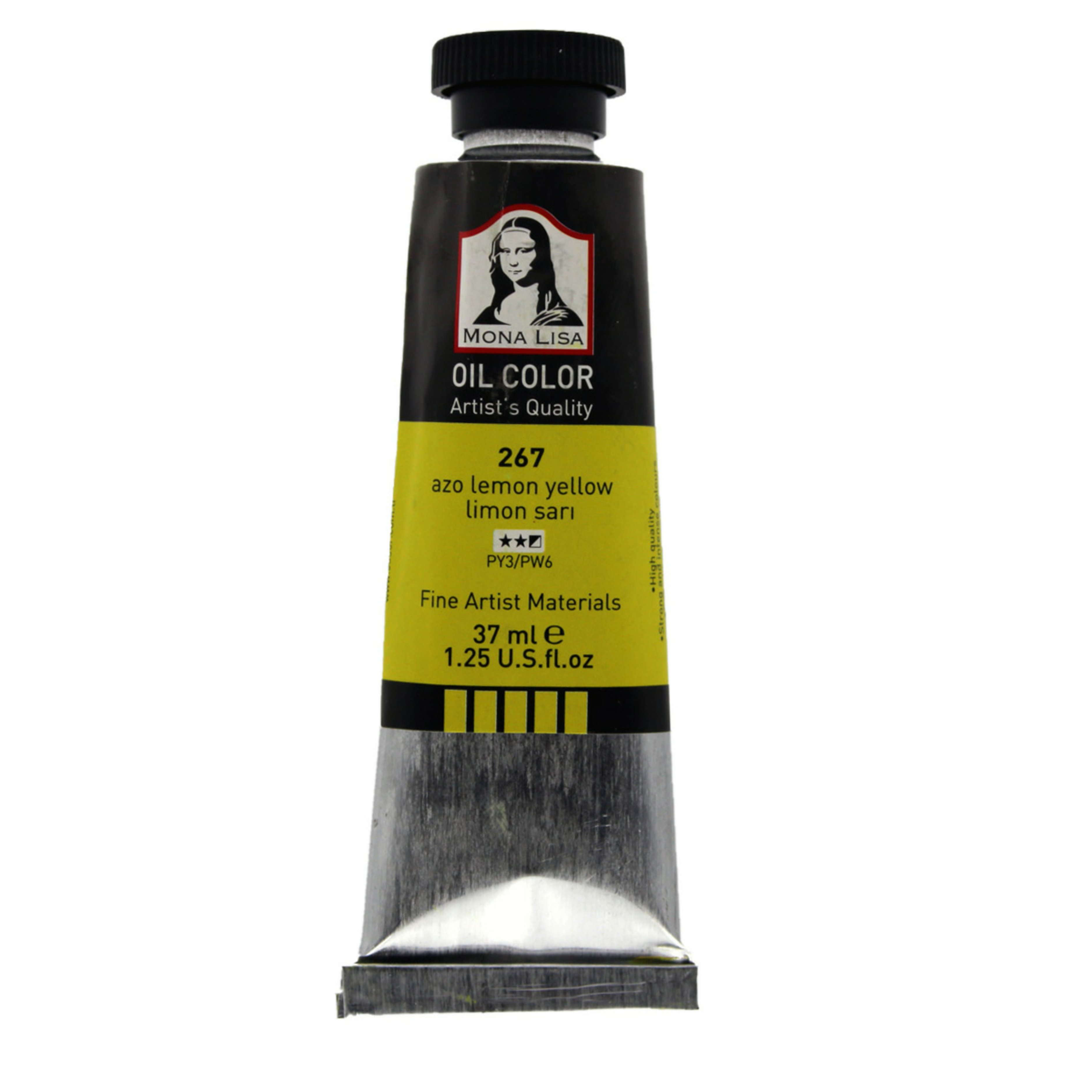 Mona Lisa Yağlı Boya 37ml 267 Azo Lemon Yellow