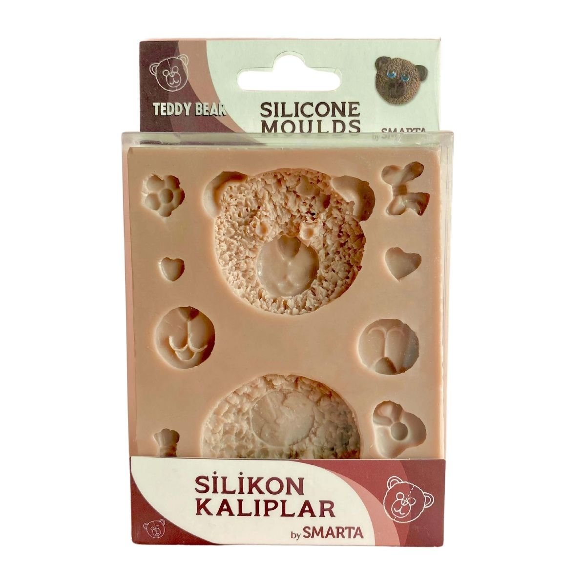 Smarta Silikon Kalıplar Ayıcık 100x130x15mm