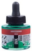 Amsterdam Sıvı Akrilik Mürekkep Boya 30ml 615 Emerald Green