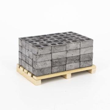 Eshel Maket Düz Çimento Blok Gri 1/12 3x1.5x1.3cm 80li