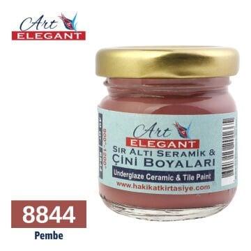 Art Elegant Seramik ve Çini Boya 40gr 8844 Pembe