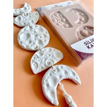 Smarta Silikon Kalıplar Ay Evreleri 100x130x15mm