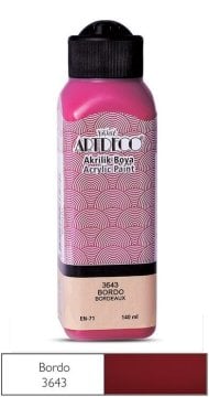 Artdeco Akrilik Boya 140ml 3643 Bordo