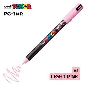 Uni Posca Marker PC-1MR Ultra Fine 0.7mm Light Pink