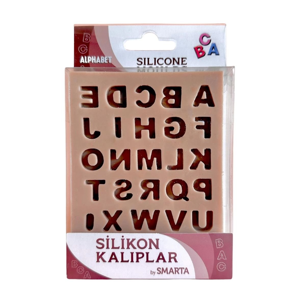 Smarta Silikon Kalıplar Harfler 100x130x15mm