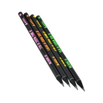 Adel Blackline Kurşun Kalemi Seti Motto 2B 4lü