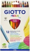 Giotto Mega Tri Asklılı Paket 12 Renk Set