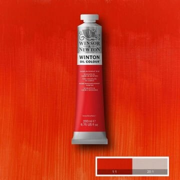 Winsor Newton Winton Yağlı Boya 200ml 107 Cadmium Scarlet Hue