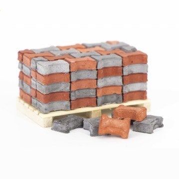 Eshel Maket Minyatür Kilit Parke 1/24 1x0.8x0.4cm