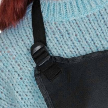 Cambridge Polo Sanatçı Askılı Cepli Boyama Önlüğü Gri-Siyah PLSNT2021