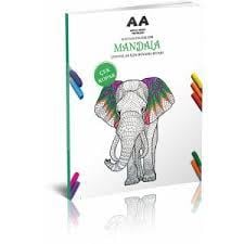 Mandala Boyama Kitabı Hayvan Figürleri