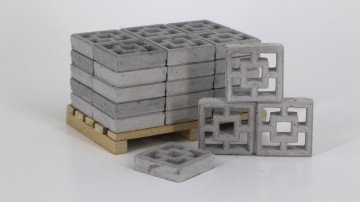 Eshel Maket Dekoratif Geometrik Tuğla 1/12 2.5x2.5 cm