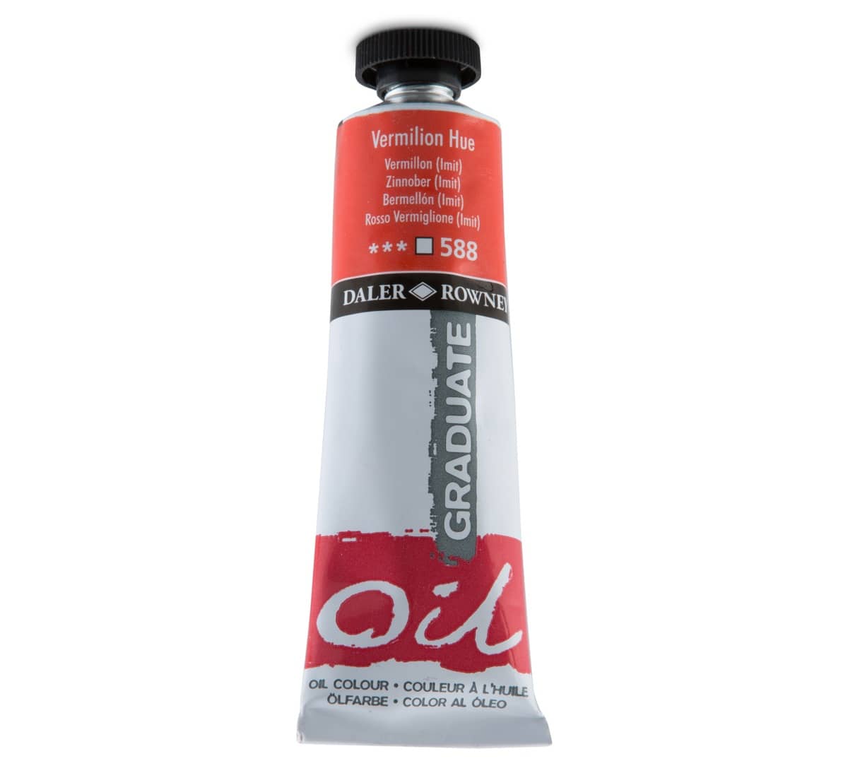 Daler Rowney Graduate Yağlı Boya 38ml 588 Vermilion Hue