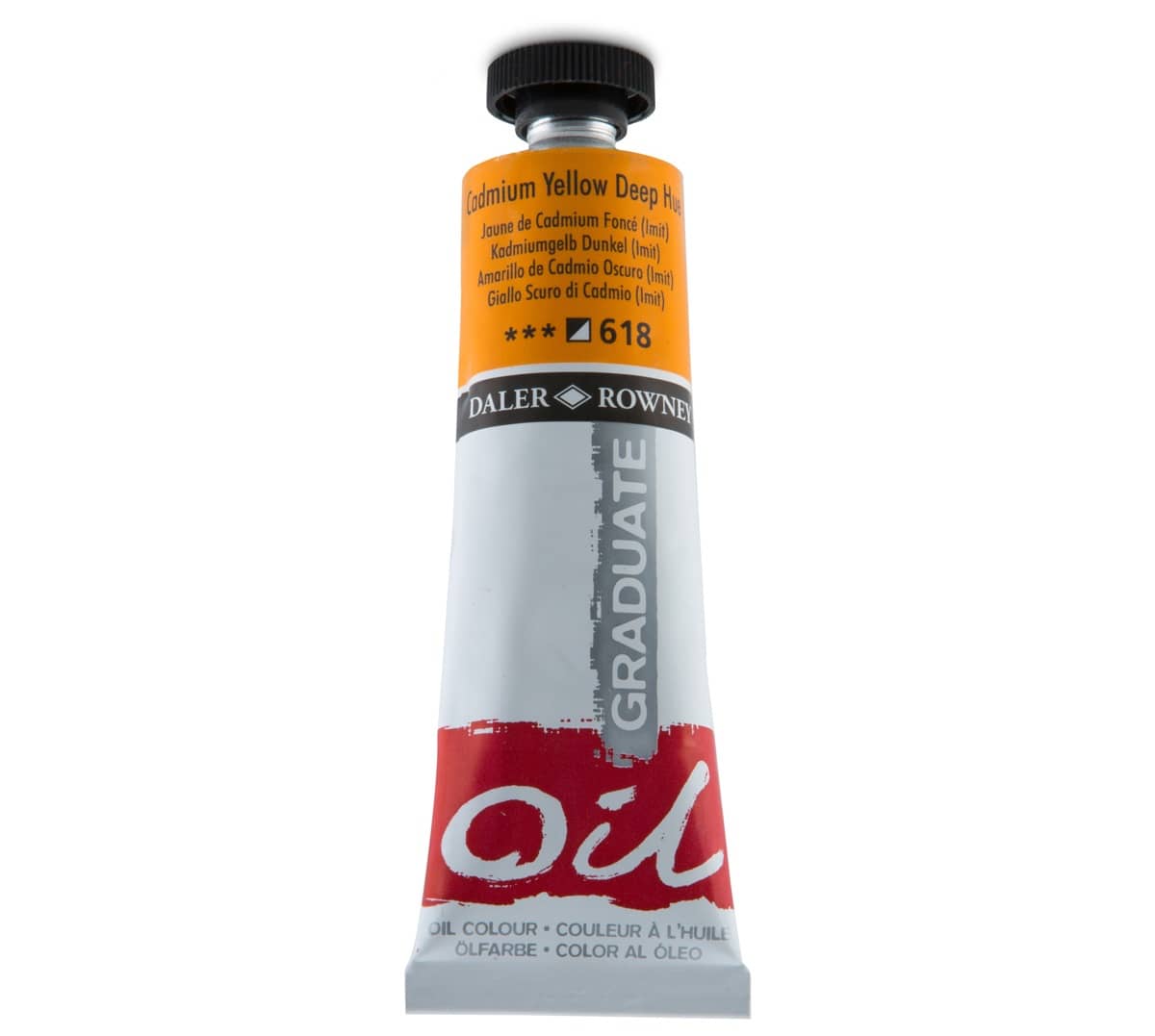 Daler Rowney Graduate Yağlı Boya 38ml 618 Cadmium Yellow Deep Hue