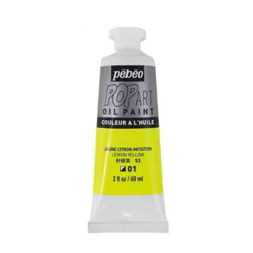 Pebeo Pop Art Yağlı Boya 60ml 01 Lemon Yellow