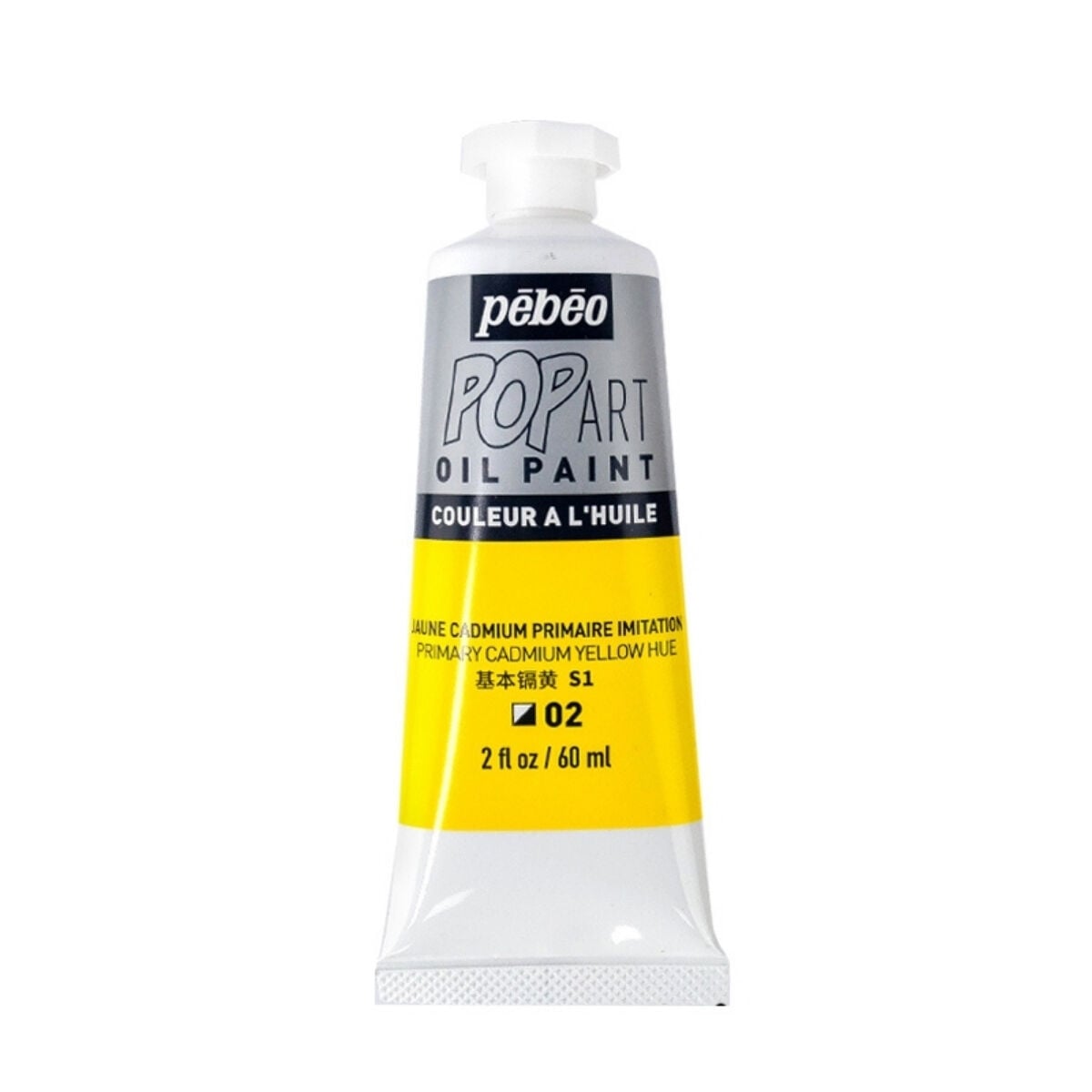 Pebeo Pop Art Yağlı Boya 60ml 02 Primary Cadmium Yellow Hue