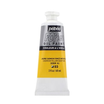Pebeo Pop Art Yağlı Boya 60ml 03 Cadmium Yellow Deep Imitation
