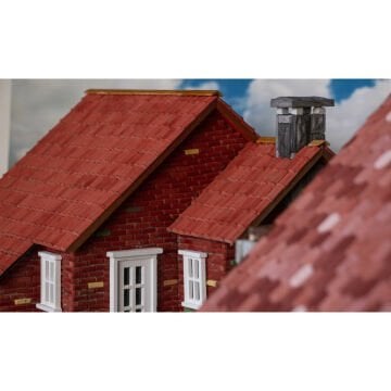 Eshel Maket Villa Çatı Kiremiti 1/12 2.2x1.7x0.8 cm