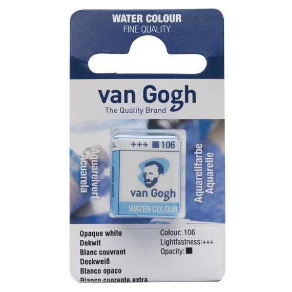 Van Gogh Profesyonel Sulu Boya Tablet Tekli 106 Opaque White