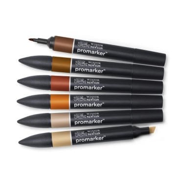 Winsor Newton Promarker Skin Tones 2 6lı