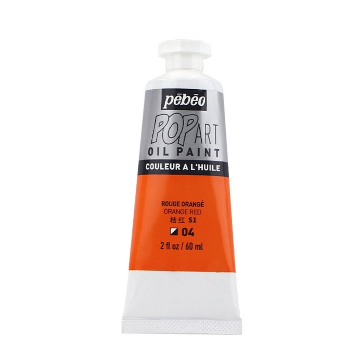 Pebeo Pop Art Yağlı Boya 60ml 04 Orange Red