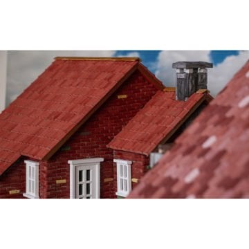Eshel Maket Villa Çatı Kiremiti 1/24 1.7x1x0.5 cm