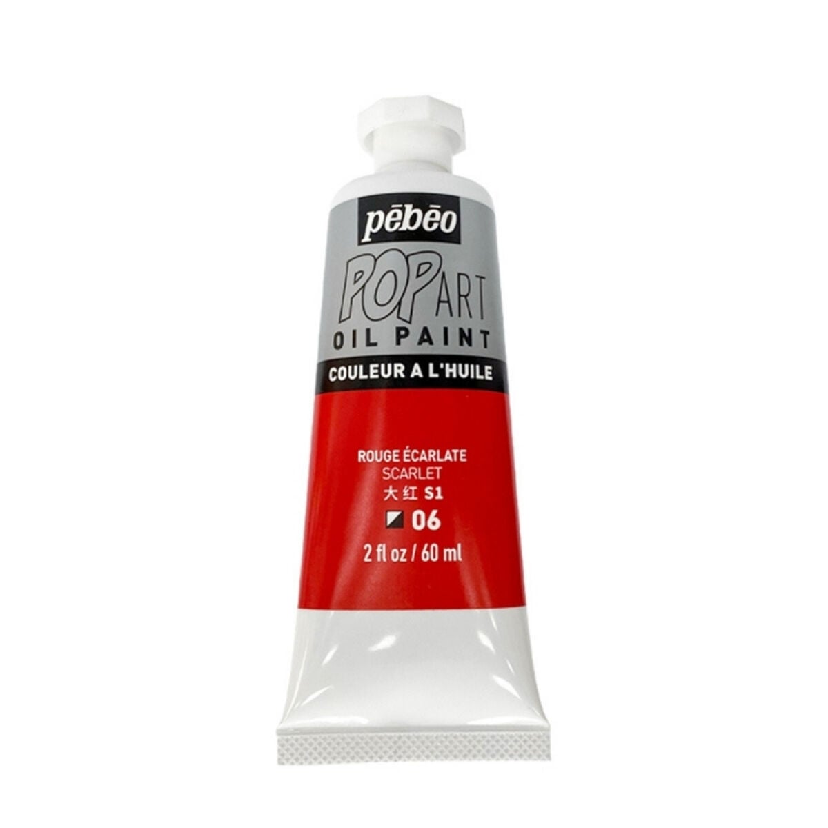 Pebeo Pop Art Yağlı Boya 60ml 06 Scarlet