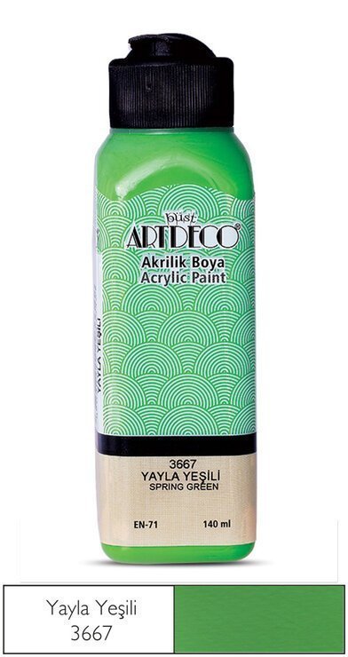Artdeco Akrilik Boya 140ml 3667 Yayla Yeşili