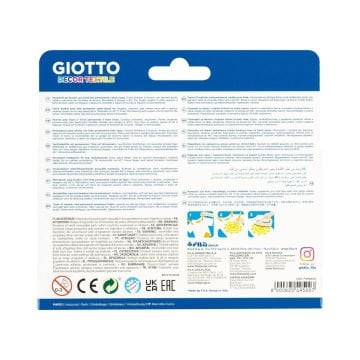 Giotto Decor Tekstil Boyası Askılı 6 Renk Set