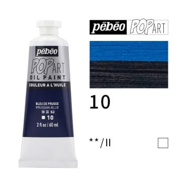 Pebeo Pop Art Yağlı Boya 60ml 10 Prussian Blue
